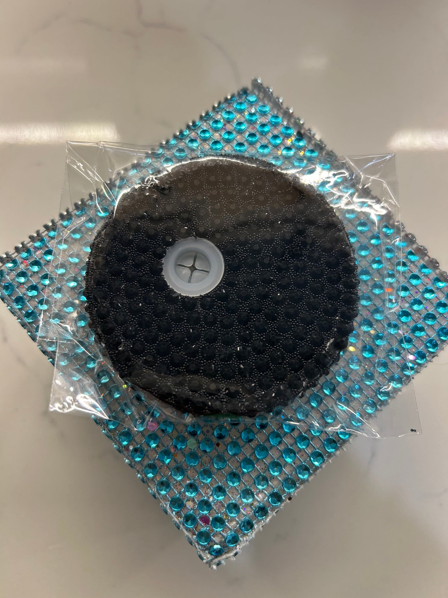Rhinestone lid (Black)