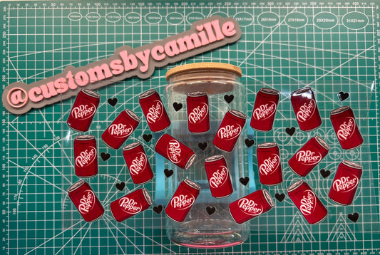#207 Dr. Pepper Can Hearts decal