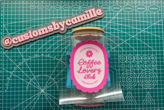 #214 One Coffee At A Time decal