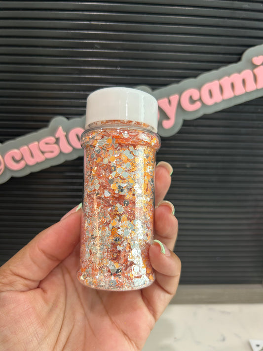 Orange Flash glitter