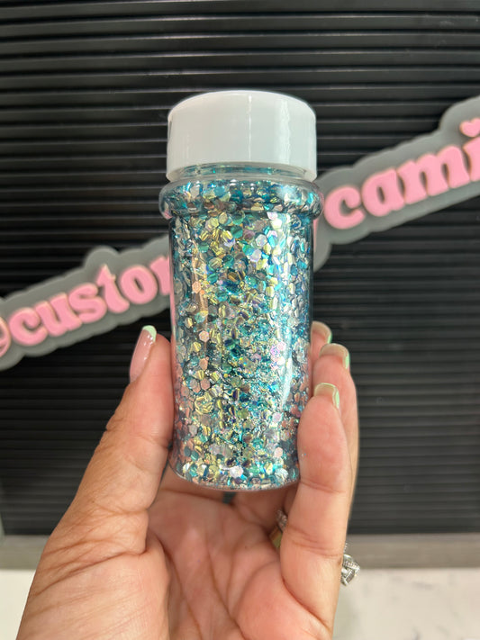 Teal Glance glitter
