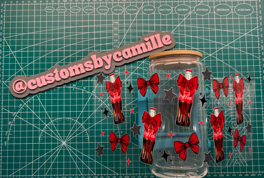 #220 Bows & Cola Bottles decal